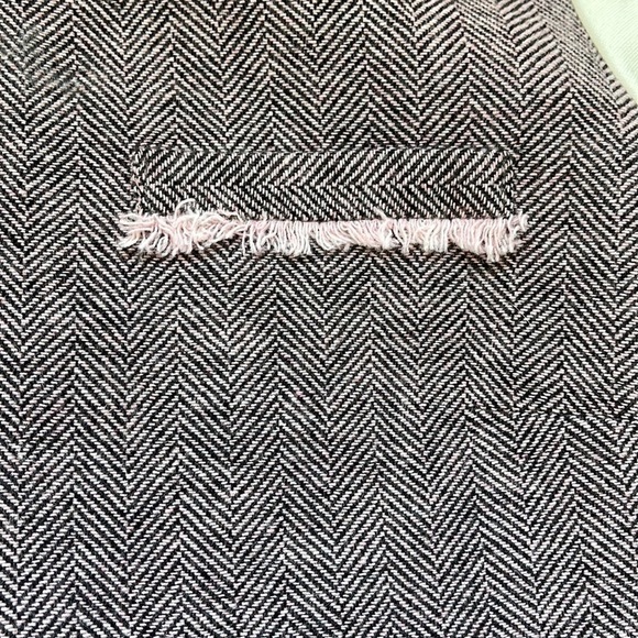 Tristan Pink & White Mixed Materials T-Shirt Made in Canada Size XS - Picture 4 of 10